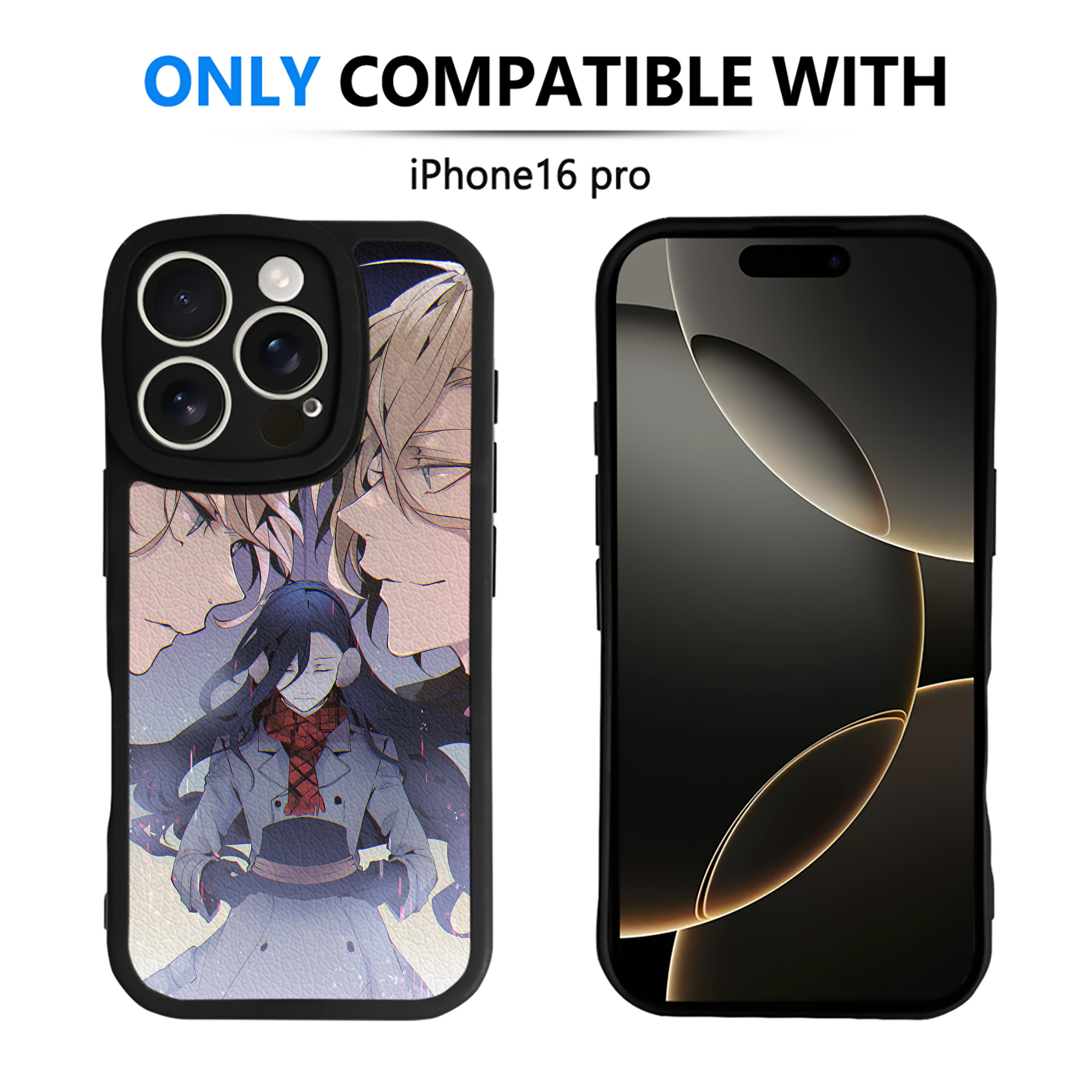 （画像用） 文豪ストレイドッグス Bungo Stray Dogs 【iPhone 16シリーズ対応】シリコンスマホケース（レザー調） 材質：シリコン